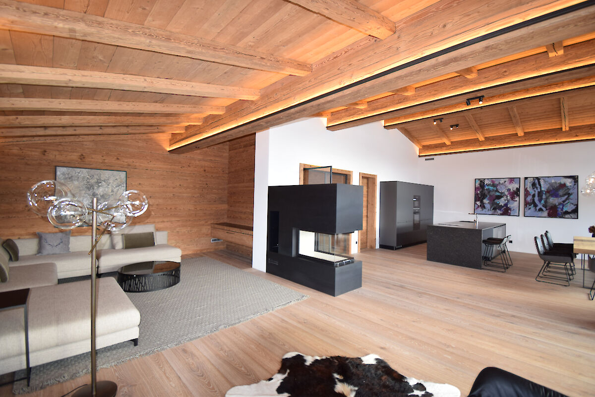 Luxury new country house building in Kirchberg on the sunny side