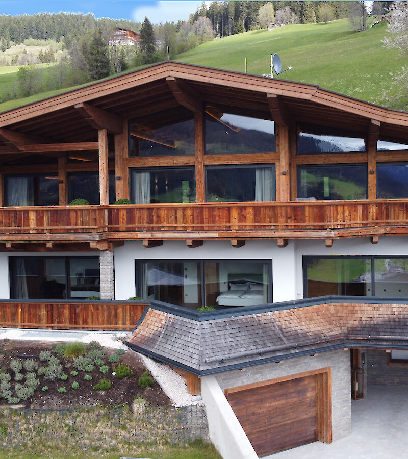 Luxury new country house building in Kirchberg on the sunny side