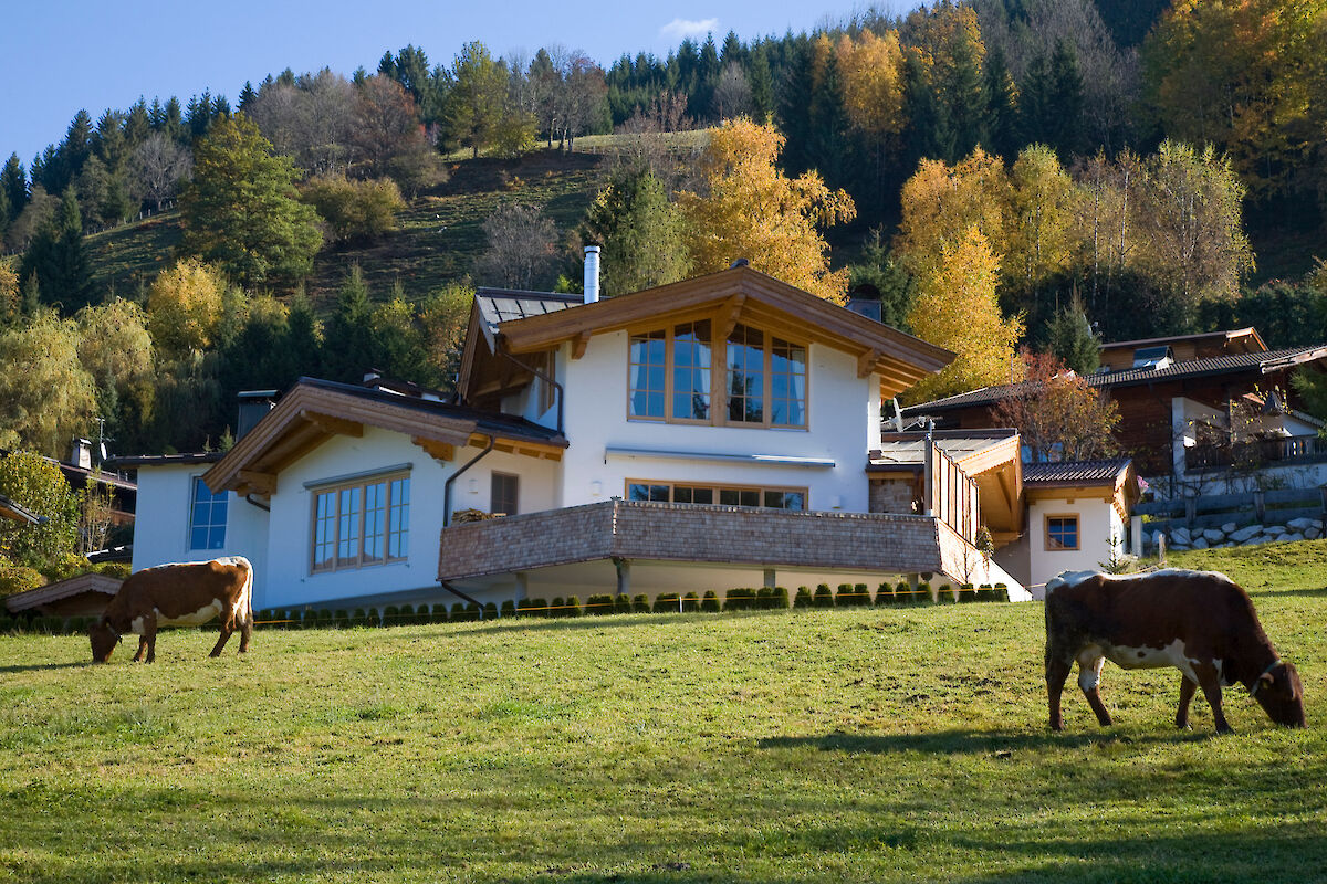 Landhaus mit freiem Blick auf die Kitzbüheler Bergwelt in der Kochau