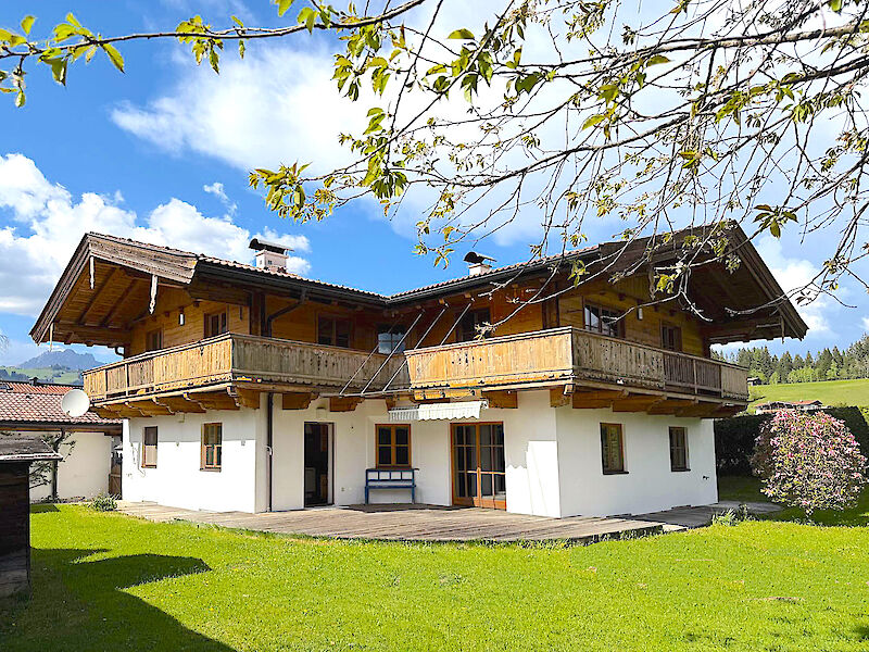 Einfamilienhaus mit Einliegerwohnung in Reith bei Kitzbühel mit Kaiserblick